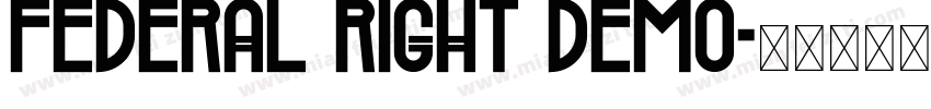 Federal Right Demo字体转换